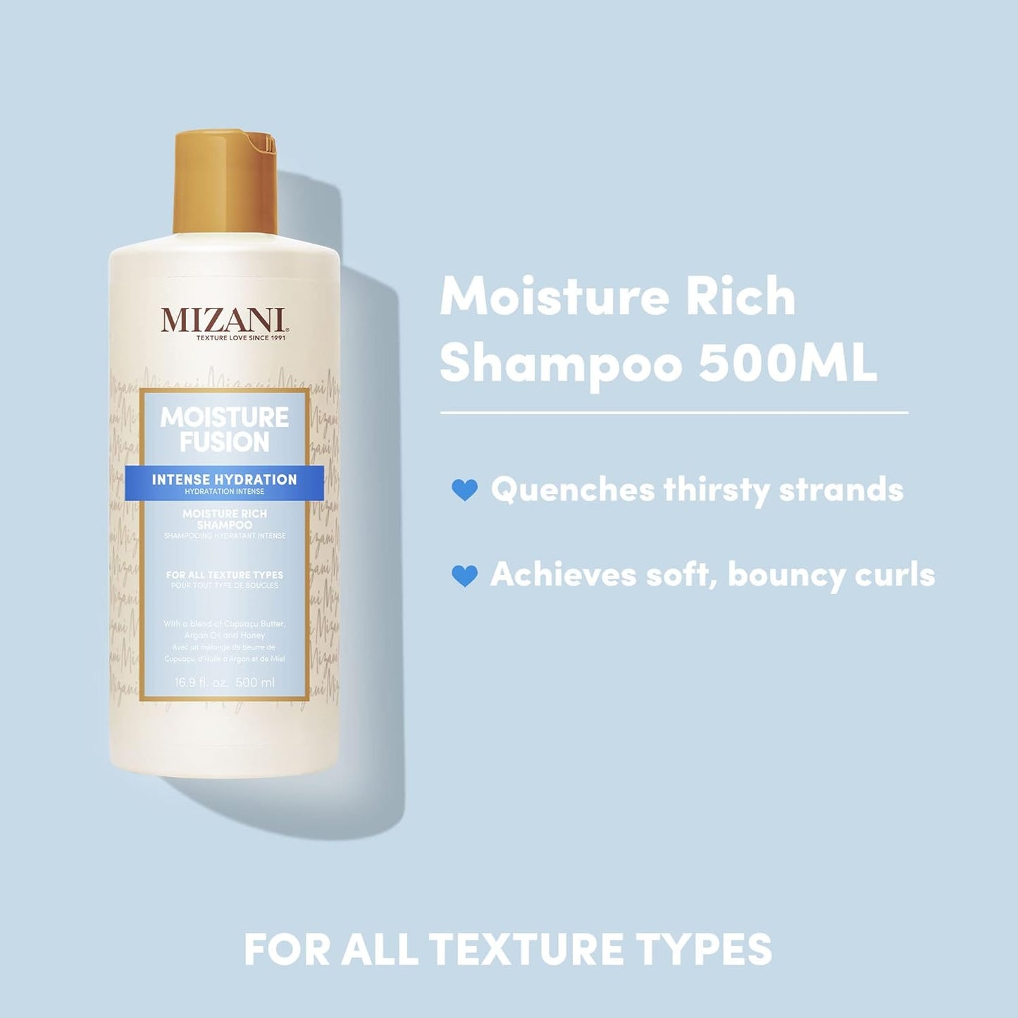 MIZANI INTENSE HYDRATION MOISTURE RICH SHAMPOO 500ml